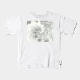 Spiral in White Kids T-Shirt